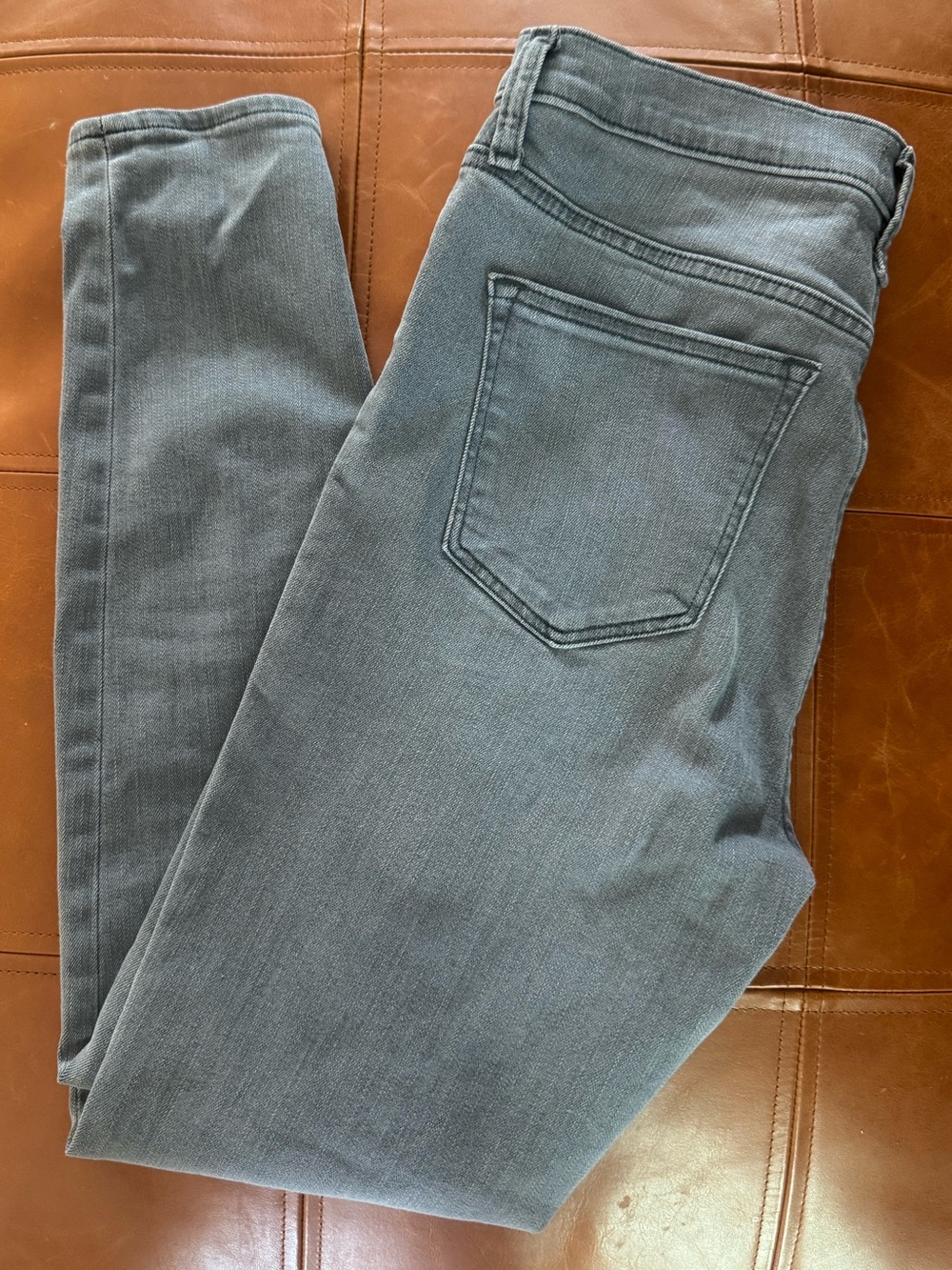 J.Crew High Rise Skinny Jeans Gray Wash Stretch Denim New Size 29